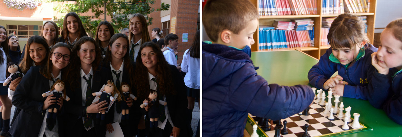 banner niños ajedrez